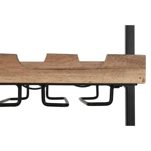 Stalak za boce Home ESPRIT Crna Prirodno 35 x 25 x 75 cm Cijena