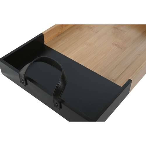 Pladanj za aperitive Home ESPRIT Crna Prirodno moderan 42 x 27 x 4,5 cm Cijena