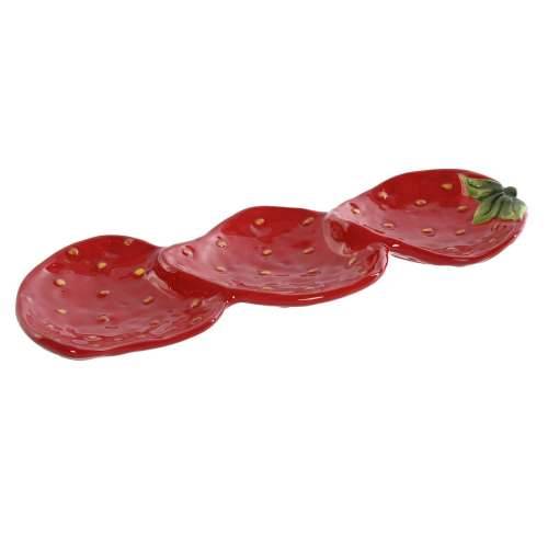 Pladanj za aperitive Home ESPRIT Crvena moderan 32 x 11,5 x 3,2 cm Cijena