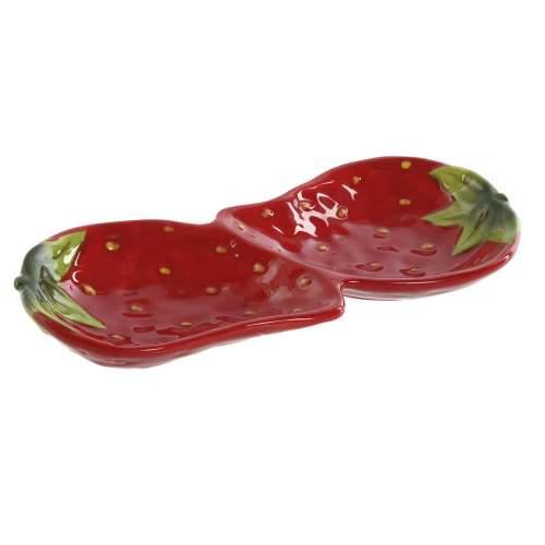 Pladanj za aperitive Home ESPRIT Crvena moderan 26 x 12,5 x 3,5 cm Cijena