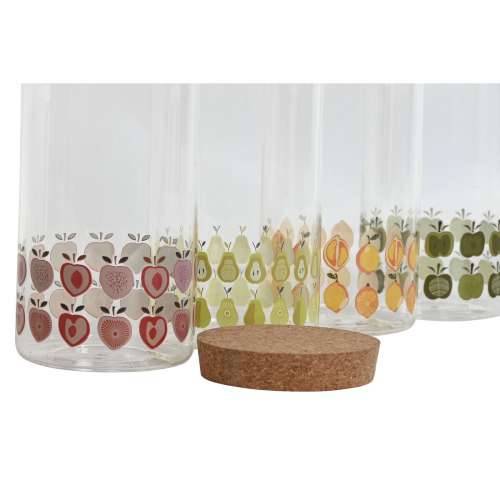 Čamac Home ESPRIT Rumena Zelena Prirodno Pluto Silikon Borosilikatno staklo Shabby Chic 1,4 L (4 kom.) Cijena
