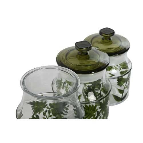 3 Tube Home ESPRIT Zelena Kristal 1,2 L 3 Dijelovi Cijena