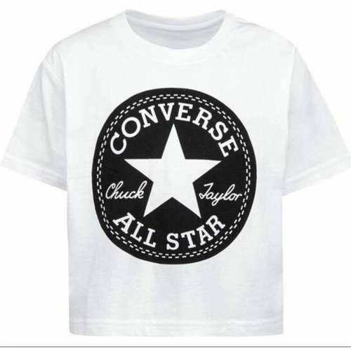 Dječje Majica Kratkih Rukava Converse Bijela Cijena