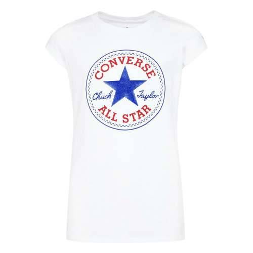 Dječje Majica Kratkih Rukava Converse Bijela Cijena
