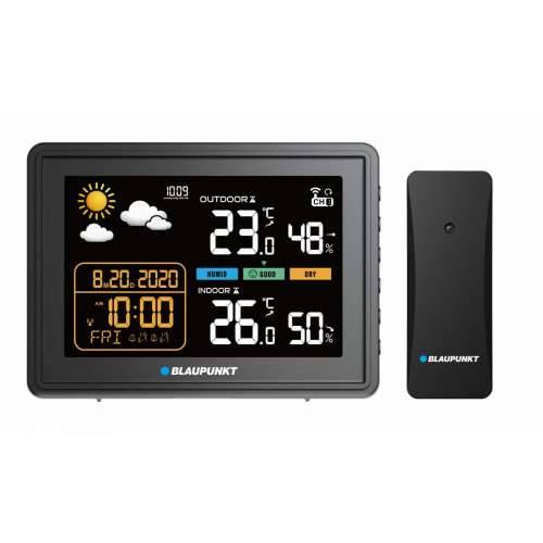 Višenamjenska Meteorološka Stanica Blaupunkt WS30BK Crna Cijena