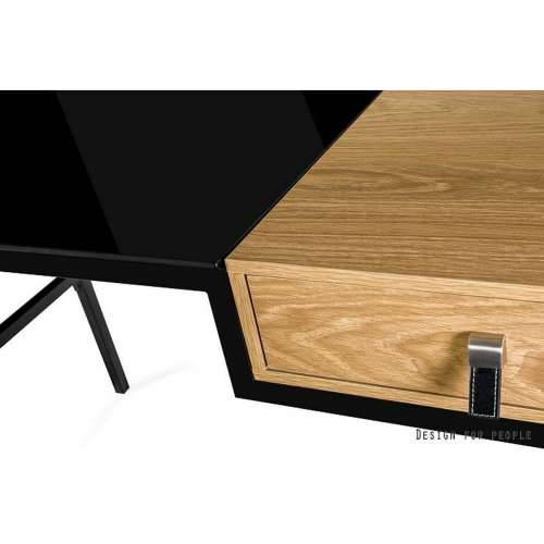 Pisaći stol Unique LESTE JSBG-142-1 Crna Čelik 120 x 76 x 60 cm Cijena