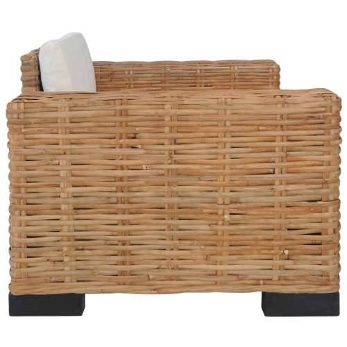 3-dijelni set sofa od prirodnog ratana s jastucima  - 1-sjedalo + dvosjed + trosjed Cijena