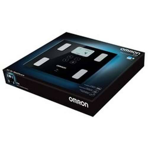 Kupaonička Digitalna Vaga Omron HBF-222T-EBK Crna 34 x 32 x 8 cm Cijena