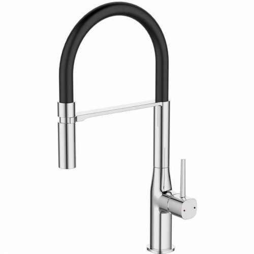 Kitchen Tap Rousseau ILO Crna Siva Srebrna Cijena