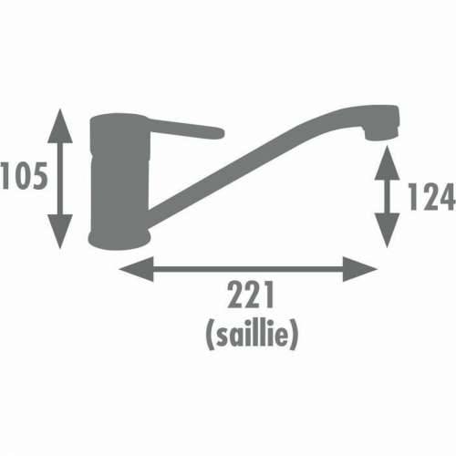 Kitchen Tap Rousseau BORN NF Siva Nehrđajući Čelik Cijena
