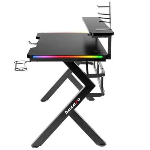 Pisaći Stol Gaming Huzaro HZ-Hero 5.0 RGB Crna Čelik Ugljična vlakna 116 x 69,5 x 59 cm Cijena