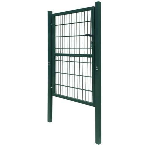 2D vrata za ogradu (jednostruka) zelena 106 x 190 cm Cijena