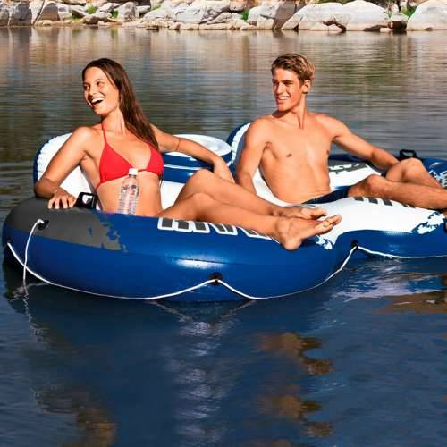 Kotač na napuhavanje Intex River Run 2 243 x 51 x 157 cm Plava Bijela (3 kom.) Cijena