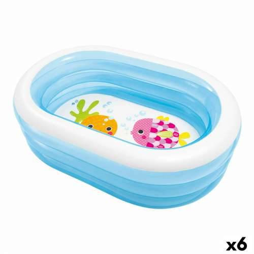 Dječiji bazen na napuhavanje Intex Ovalan Plava Bijela 230 L 163 x 46 x 107 cm (6 kom.) Cijena