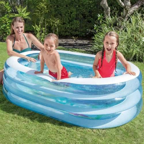 Dječiji bazen na napuhavanje Intex Ovalan Plava Bijela 230 L 163 x 46 x 107 cm (6 kom.) Cijena