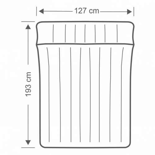 Zračni madrac Intex 127 x 24 x 193 cm (3 kom.) Cijena