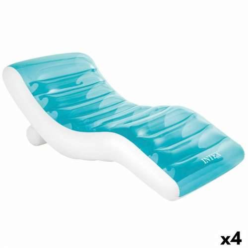 Stolica na napuhavanje Intex Plava 191 x 67 x 89 cm (4 kom.) Cijena