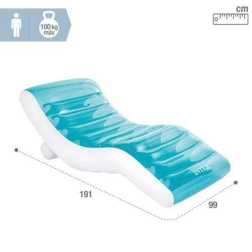Stolica na napuhavanje Intex Plava 191 x 67 x 89 cm (4 kom.) Cijena