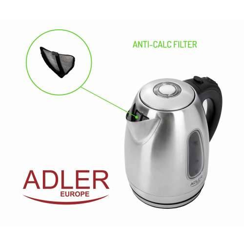 Kuhalo Adler AD 1223 Crna Nehrđajući Čelik 2000 W 1,7 L Cijena