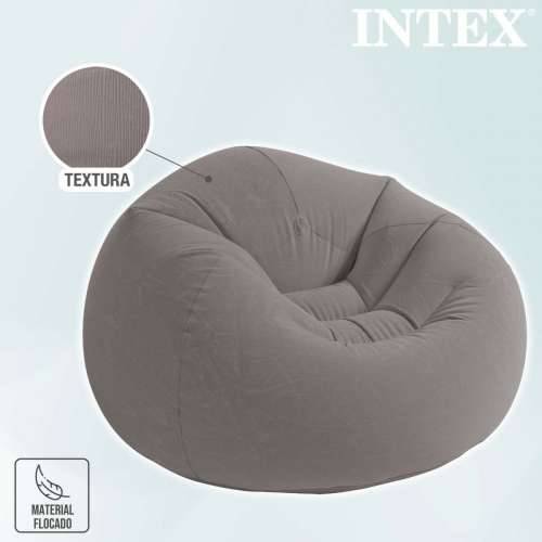 Fotelja na napuhavanje Intex Siva 107 x 69 x 104 cm 114 x 71 x 114 cm (6 kom.) Cijena