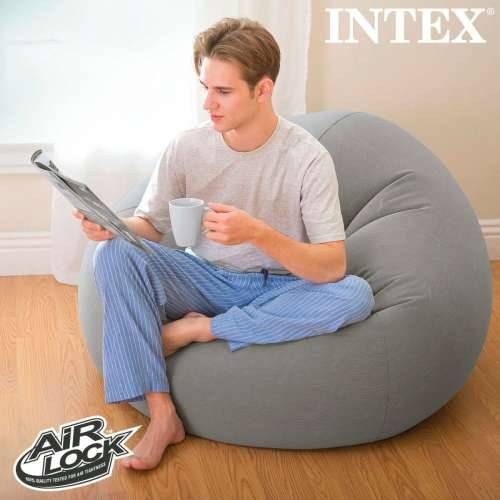 Fotelja na napuhavanje Intex Siva 107 x 69 x 104 cm 114 x 71 x 114 cm (6 kom.) Cijena