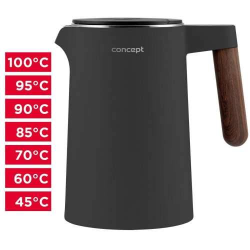 Kuhalo Concept RK3305 Tamno sivo Drvo 1850-2200 W 1,5 L Cijena