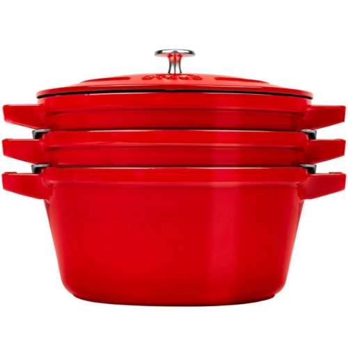Ploča za Pećnice Zwilling La Cocotte Crvena Lijevano Željezo Ø 24 cm (3 kom.) Cijena