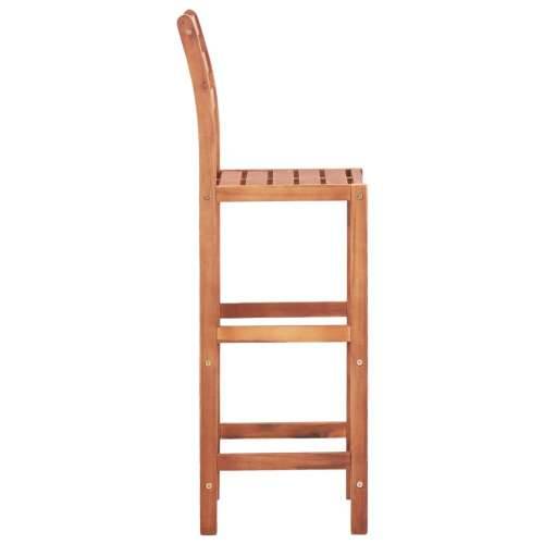 Barske stolice 4 kom od masivnog bagremovog drva Cijena