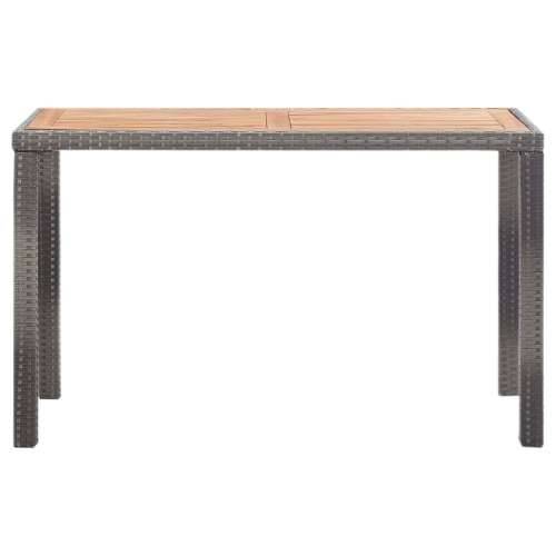 Vrtni stol antracit-smeđi 123x60x74 cm masivno bagremovo drvo Cijena