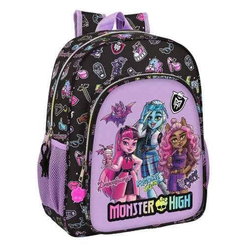 Školski Ruksak Monster High Creep Crna 32 X 38 X 12 cm Cijena