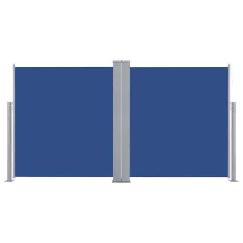 Uvlačiva bočna tenda 140 x 600 cm plava Cijena
