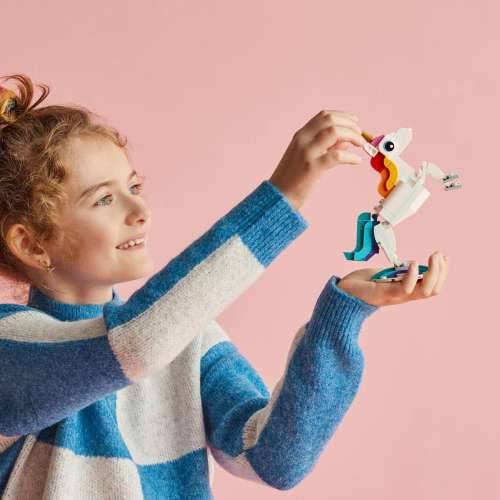 Igra Gradnje Lego Creator Magic Unicorn 31140 3 u 1 145 Dijelovi Cijena
