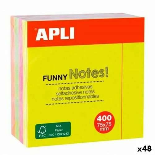 Ljepljive Bilješke Apli Funny Pisana 75 x 75 mm (48 kom.) Cijena