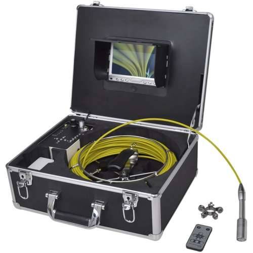 Kamera za pregled cijevi 30 m s upravljačkom kutijom za DVR  Cijena