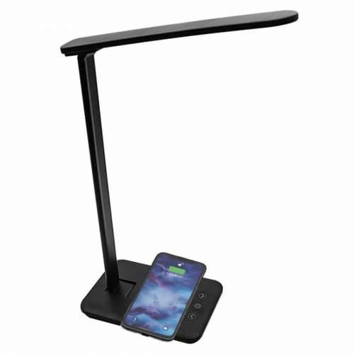 LED Svjetiljka s Bežičnim Punjačem za Pametne Telefone Denver Electronics LQI-105 Crna Pisana Metal Plastika 5 W Cijena