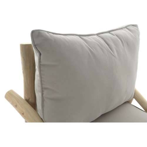 Vrtna fotelja DKD Home Decor Prirodno Svjetlo siva 82 x 80 x 73 cm Cijena