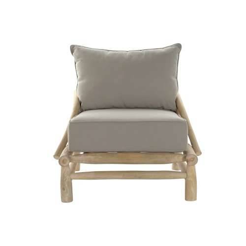Vrtna fotelja DKD Home Decor Prirodno Svjetlo siva 82 x 80 x 73 cm Cijena
