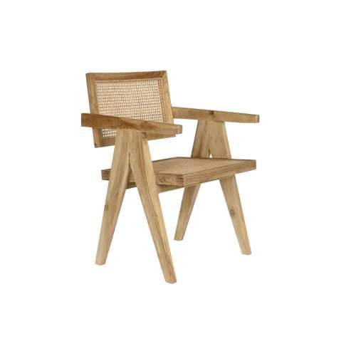 Blagavaonska stolica DKD Home Decor Prirodno Tikovina Ratan (58 x 56 x 82 cm) Cijena