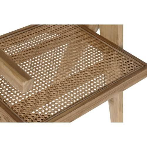 Blagavaonska stolica DKD Home Decor Prirodno Tikovina Ratan (58 x 56 x 82 cm) Cijena