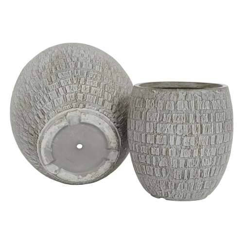 Set žardinjera Home ESPRIT Siva Kaljeno Staklo magnezij 55 x 55 x 55,5 cm (3 kom.) Cijena