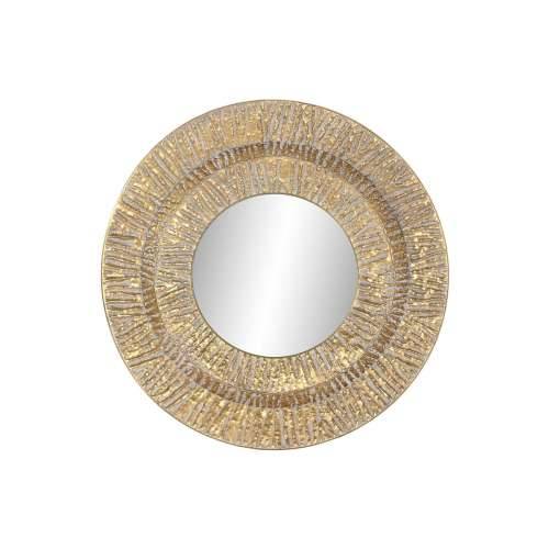 Zidno ogledalo Home ESPRIT zlatan Metal Kristal moderan 78 x 4,5 x 78 cm Cijena