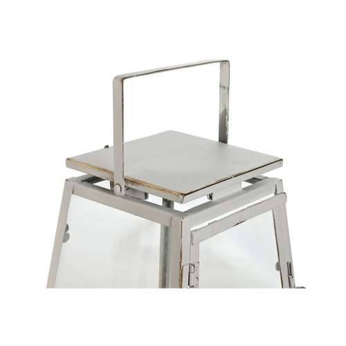 Lanterne Home ESPRIT Bijela zlatan Metal Kristal moderan 26 x 26 x 38,5 cm (2 Dijelovi) Cijena