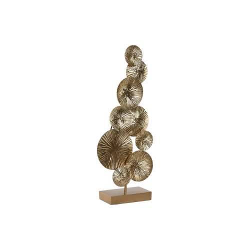 Ukrasna figura Home ESPRIT zlatan krugovi 20 x 7,6 x 47 cm Cijena