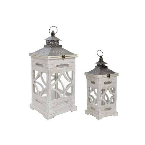 Lanterne Home ESPRIT Prirodno Kristal Jela Arap 26,5 x 26,5 x 65 cm (2 Dijelovi) Cijena