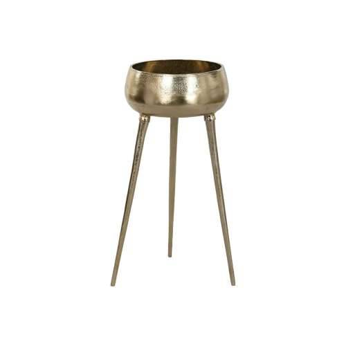 Tegla za biljke Home ESPRIT zlatan Aluminij moderan 46 X 46 X 100 cm Cijena