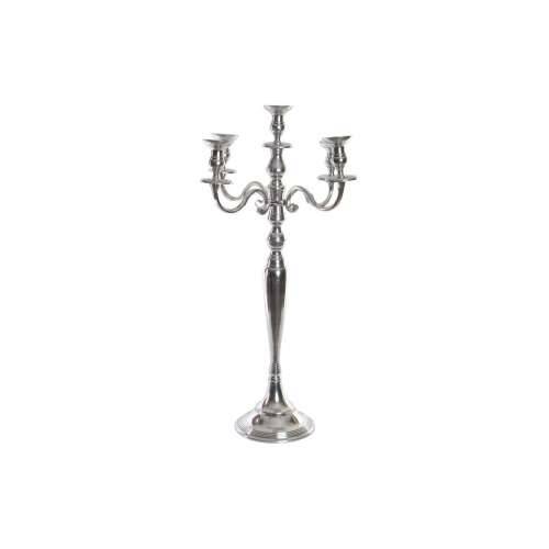 Svijećnjak Home ESPRIT Srebrna Aluminij kromirano 42 x 42 x 70 cm Cijena