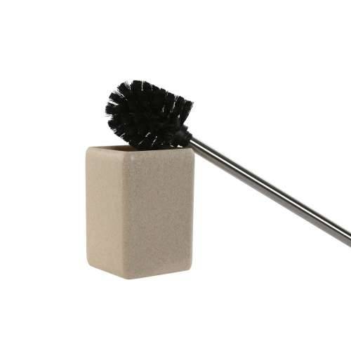 WC Četka Home ESPRIT Krema Srebrna Smola Polietilen 9,5 X 9,5 X 36,5 CM Cijena