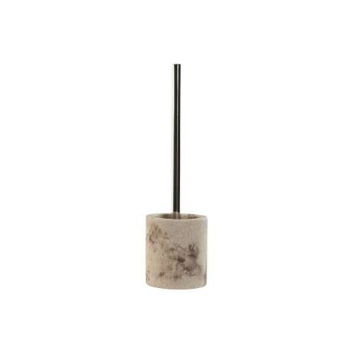 WC Četka Home ESPRIT Krema Srebrna Smola Polietilen 10,5 x 10,5 x 37 cm Cijena