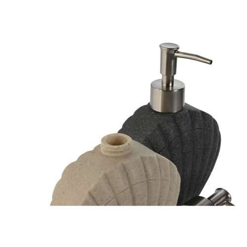 Dozator za Sapun Home ESPRIT Siva Krema Smola Polietilen 12 X 6 X 16,5 cm (2 kom.) Cijena