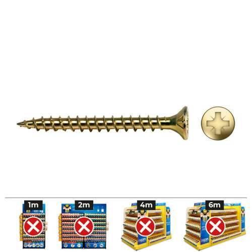 Kutija za vijke CELO VLOX Bikromirano Ø 3 x 13 mm Cjeloviti navoj (1000 Unidades) Cijena